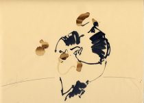 Bato, Gianfranco Malorgio, tecnica mista su carta, cm 23x35. Artena 23/06/2012
